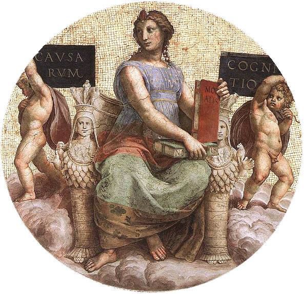 Filosofia, Raffaello Sanzio, 1508, Musei Vaticani 