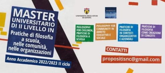 MASTER UNIVERSITARIO DI II LIVELLO 2022/2023